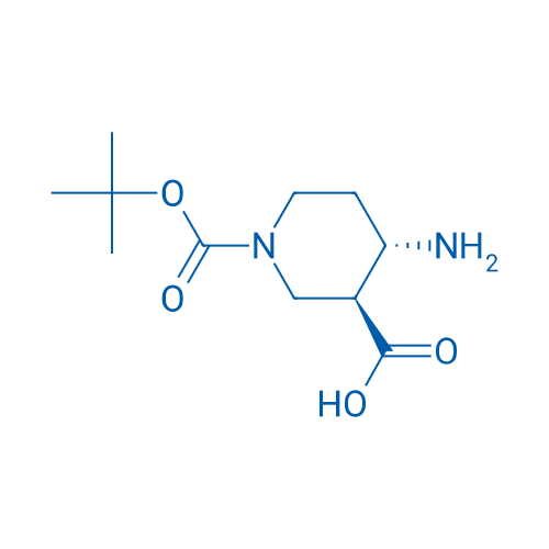 Rel-(3S,4S)-4-amino-1-(tert-butoxycarbonyl)piperidine-3-carboxylic acid 1g