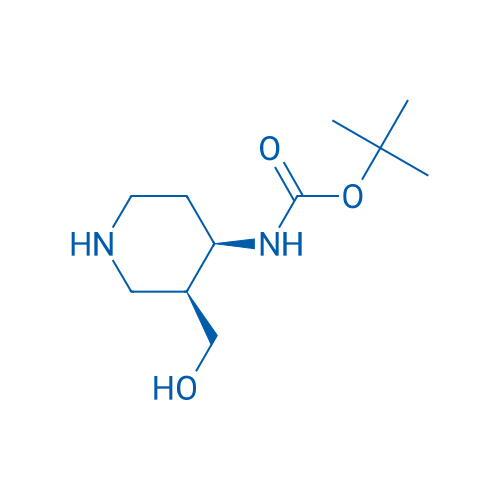 Rel-tert-butyl ((3S,4R)-3-(hydroxymethyl)piperidin-4-yl)carbamate 1g