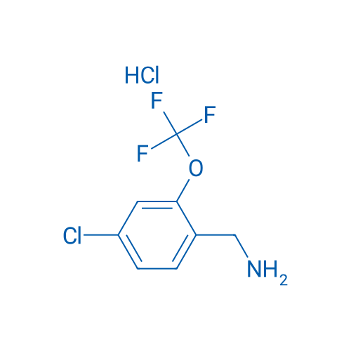 (4-Chloro-2-(trifluoromethoxy)phenyl)methanamine hydrochloride 1g