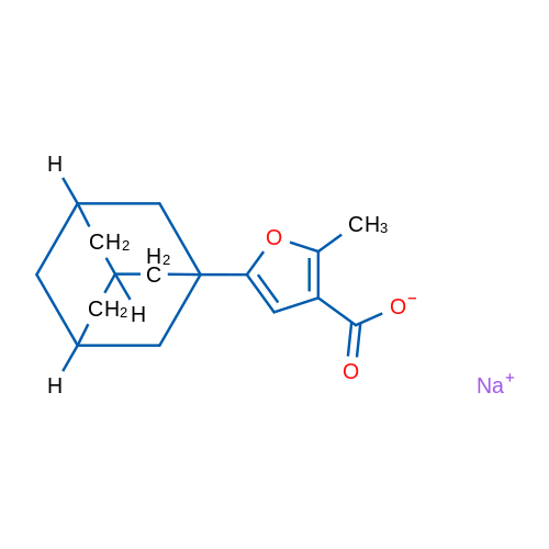 SOdium 5-(1-adamantyl)-2-methyl-3-furoate 1g