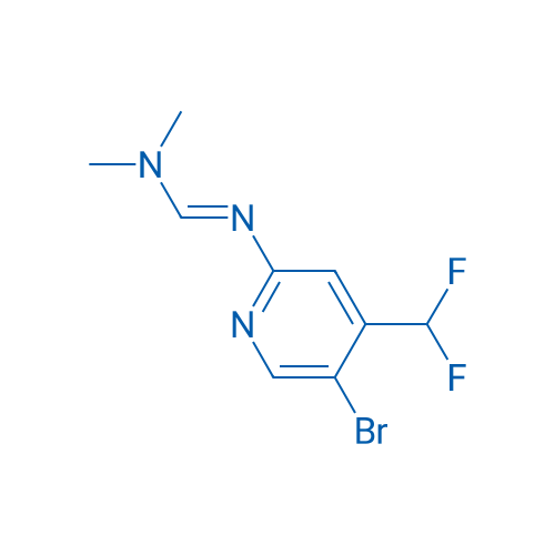 N'-(5-Bromo-4-(difluoromethyl)pyridin-2-yl)-N,N-dimethylformimidamide 100mg
