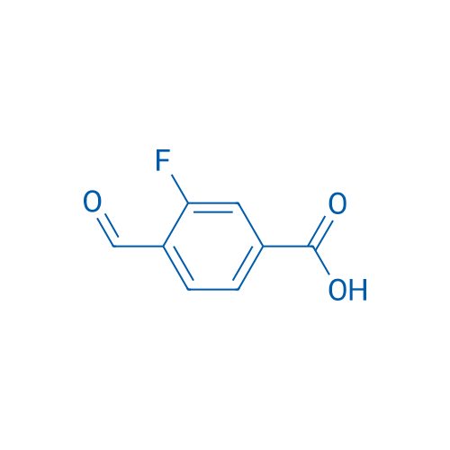 3-Fluoro-4-formylbenzoic acid 250mg