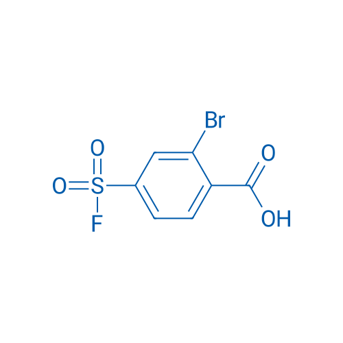 2-Bromo-4-(fluorosulfonyl)benzoic acid 100mg