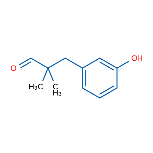 3-(3-Hydroxyphenyl)-2,2-dimethylpropanal 1g