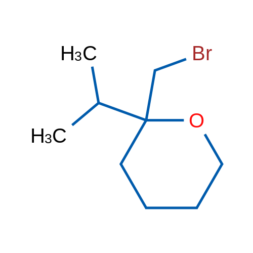 2-(Bromomethyl)-2-(propan-2-yl)oxane 1g