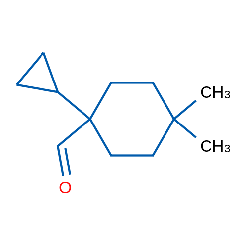 1-Cyclopropyl-4,4-dimethylcyclohexane-1-carbaldehyde 1g