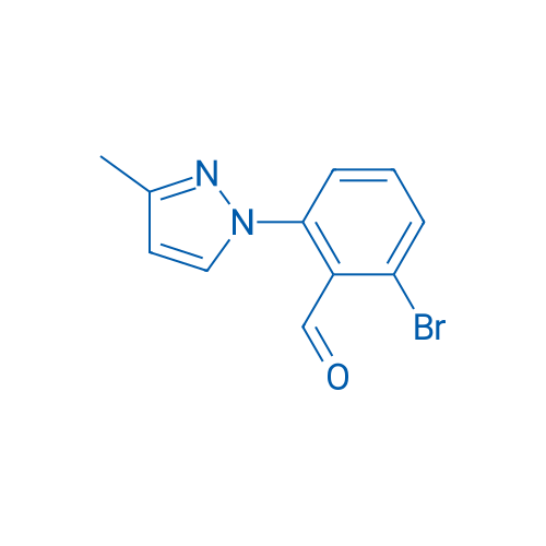 2-Bromo-6-(3-methyl-1H-pyrazol-1-yl)benzaldehyde 1g