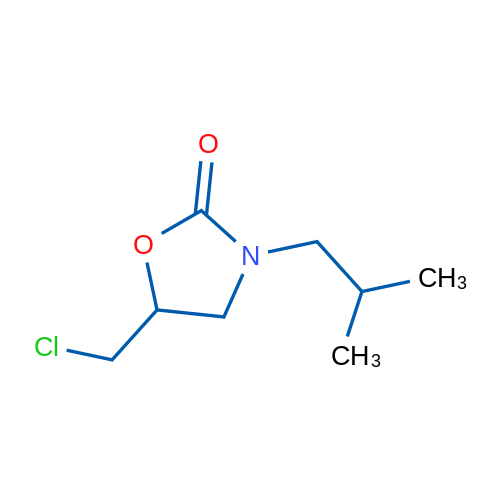 5-(Chloromethyl)-3-(2-methylpropyl)-1,3-oxazolidin-2-one 1g