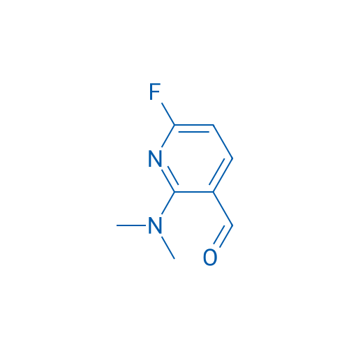 2-(Dimethylamino)-6-fluoronicotinaldehyde 250mg