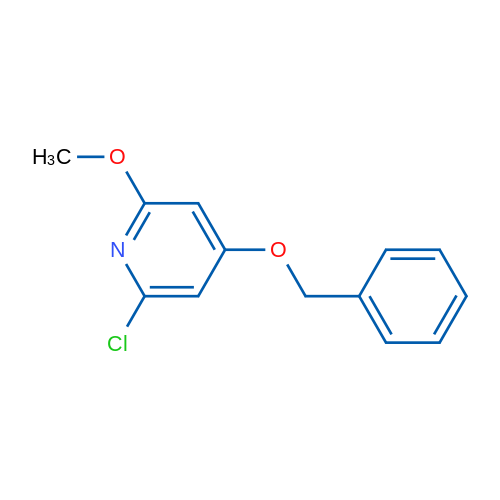 4-(Benzyloxy)-2-methoxy-6-chloro pyridine 100mg