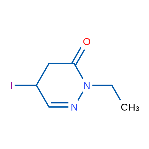 2-Ethyl-5-iodo-4,5-dihydropyridazin-3(2H)-one 50mg