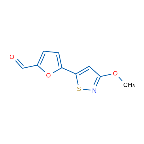 5-(3-Methoxy-1,2-thiazol-5-yl)furan-2-carbaldehyde 1g