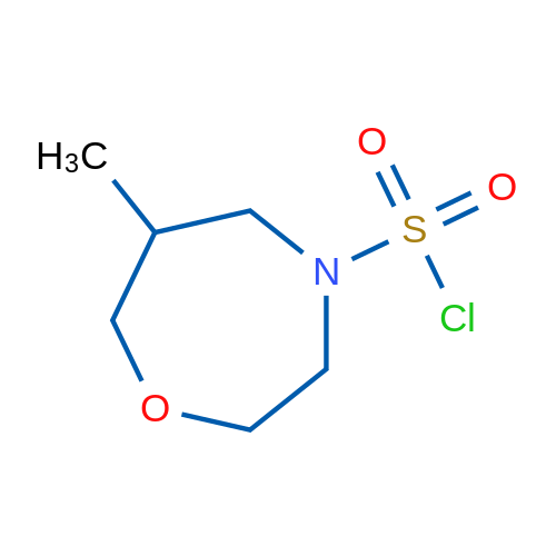 6-Methyl-1,4-oxazepane-4-sulfonyl chloride 1g