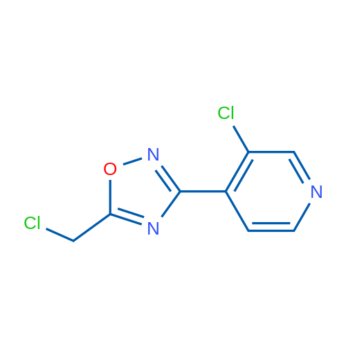 5-(Chloromethyl)-3-(3-chloropyridin-4-yl)-1,2,4-oxadiazole 25g