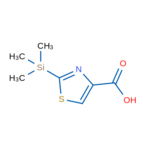2-(Trimethylsilyl)-1,3-thiazole-4-carboxylic acid 1g