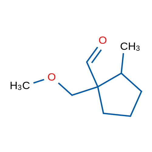 1-(Methoxymethyl)-2-methylcyclopentane-1-carbaldehyde 1g
