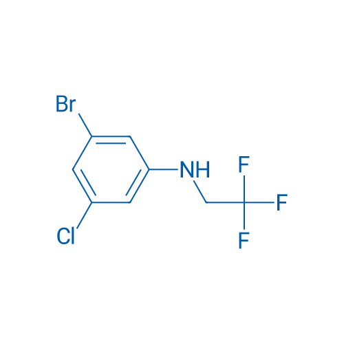 3-Bromo-5-chloro-N-(2,2,2-trifluoroethyl)aniline 1g