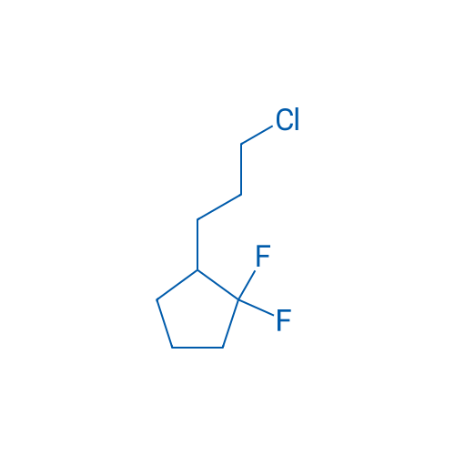 2-(3-Chloropropyl)-1,1-difluorocyclopentane 1g