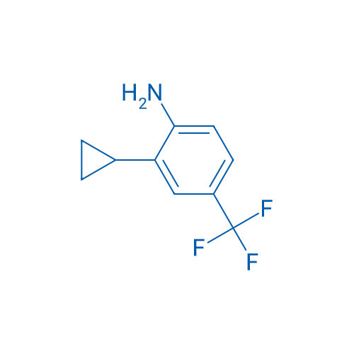 2-Cyclopropyl-4-(trifluoromethyl)aniline 100mg