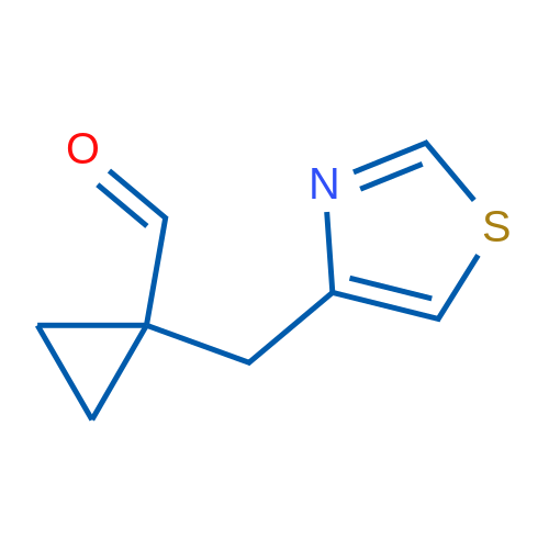 1-(1,3-Thiazol-4-ylmethyl)cyclopropane-1-carbaldehyde 1g