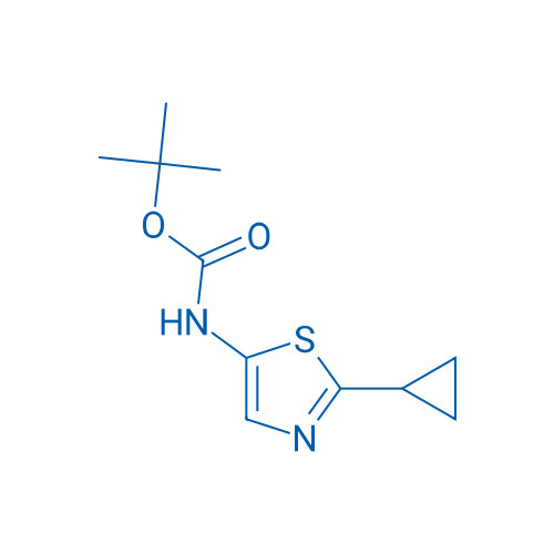 tert-Butyl (2-cyclopropylthiazol-5-yl)carbamate 1g