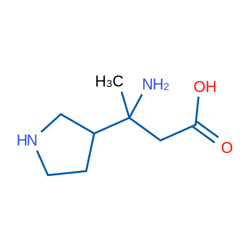 3-Amino-3-(pyrrolidin-3-yl)butanoic acid 1g