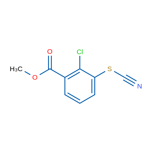 2-CHloro-3-thiocyanato-benzoic acid methyl ester 250mg