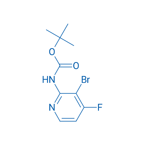 tert-Butyl (3-bromo-4-fluoropyridin-2-yl)carbamate 250mg