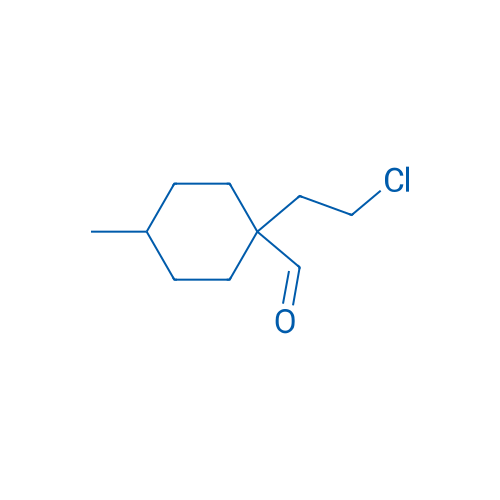 1-(2-Chloroethyl)-4-methylcyclohexane-1-carbaldehyde 1g