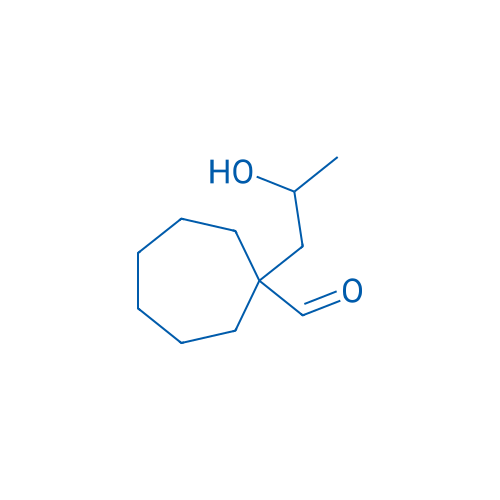 1-(2-Hydroxypropyl)cycloheptane-1-carbaldehyde 1g