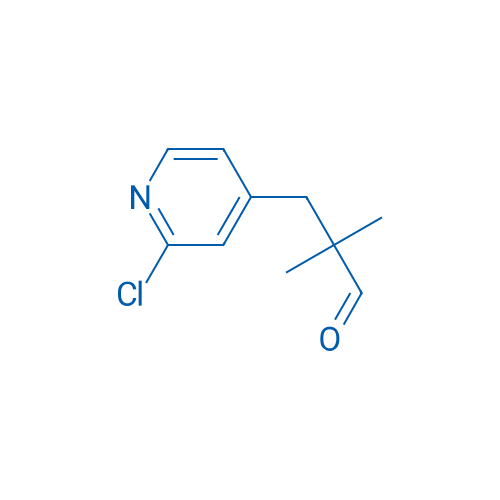 3-(2-Chloropyridin-4-yl)-2,2-dimethylpropanal 1g