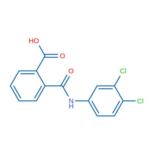 2-((3,4-Dichlorophenyl)carbamoyl)benzoic acid 1g