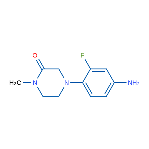 4-(4-Amino-2-fluorophenyl)-1-methylpiperazin-2-one 1g