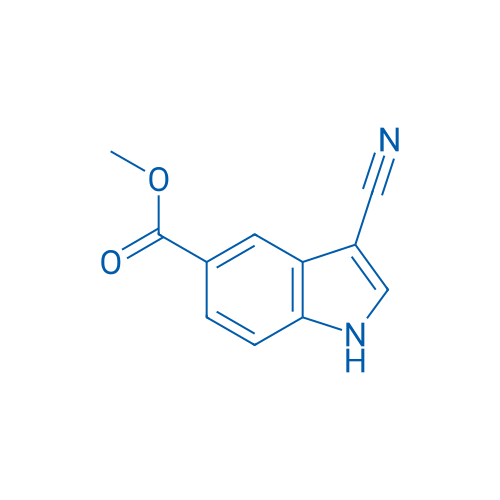 Methyl 3-cyano-1H-indole-5-carboxylate 250mg
