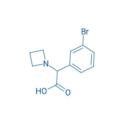 2-(Azetidin-1-yl)-2-(3-bromophenyl)acetic acid 1g