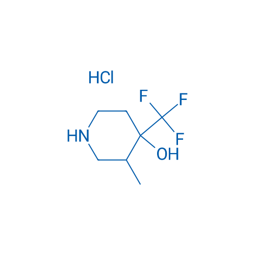 3-Methyl-4-(trifluoromethyl)piperidin-4-ol hydrochloride 50mg