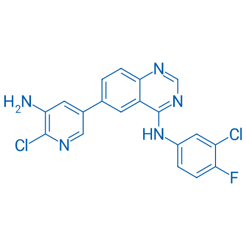 6-(5-Amino-6-chloropyridin-3-yl)-N-(3-chloro-4-fluorophenyl)quinazolin-4-amine 100mg