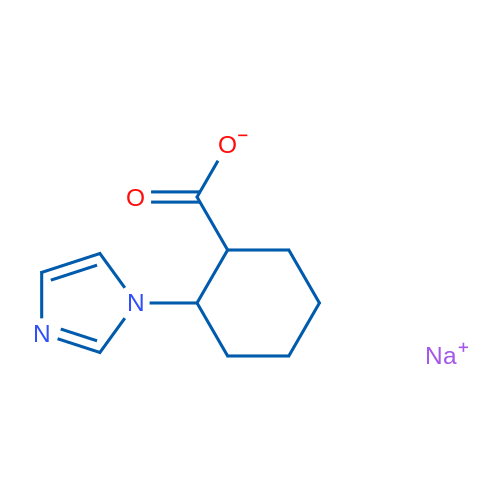 Sodium 2-(1H-imidazol-1-yl)cyclohexane-1-carboxylate 100mg