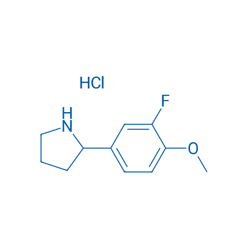 2-(3-Fluoro-4-methoxyphenyl)pyrrolidine hydrochloride 1g