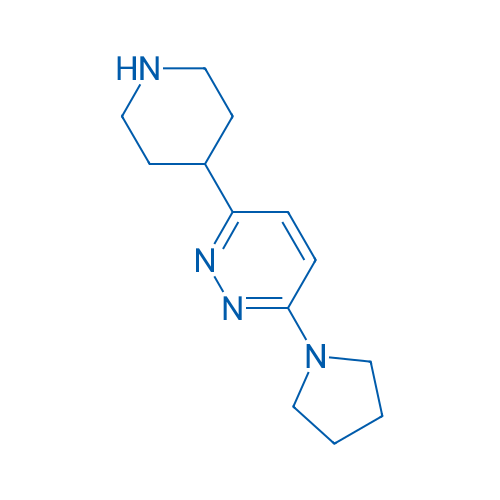 3-(Piperidin-4-yl)-6-(pyrrolidin-1-yl)pyridazine 100mg