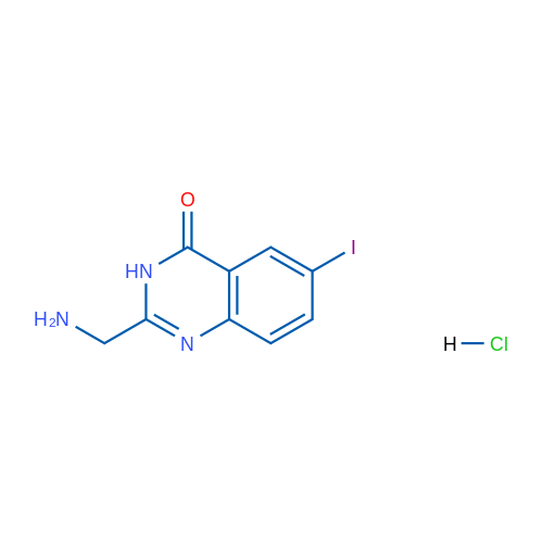2-(aminomethyl)-6-iodoquinazolin-4(3H)-one hydrochloride 10g
