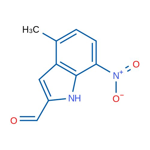 4-Methyl-7-nitro-1H-indole-2-carbaldehyde 1g