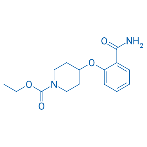 Ethyl 4-(2-carbamoylphenoxy)piperidine-1-carboxylate 1g