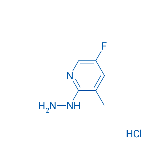 5-Fluoro-2-hydrazinyl-3-methylpyridine hydrochloride 1g