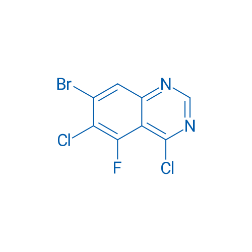 7-Bromo-4,6-dichloro-5-fluoroquinazoline 250mg