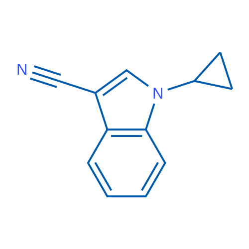 1-Cyclopropyl-1H-indole-3-carbonitrile 1g