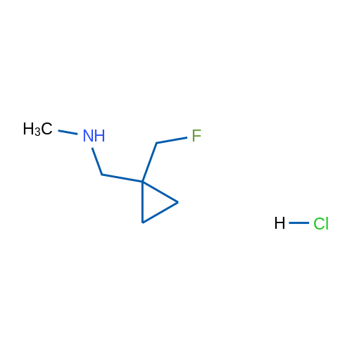 1-(1-(Fluoromethyl)cyclopropyl)-N-methylmethanamine hydrochloride 1g