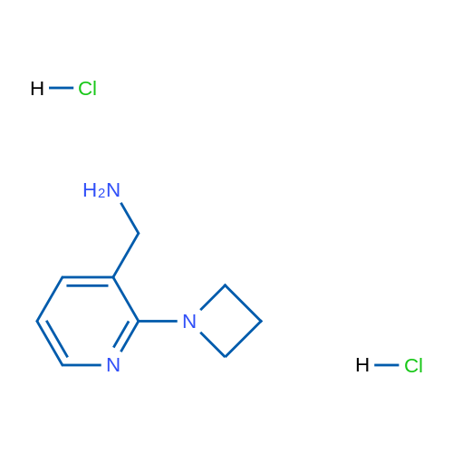 (2-(Azetidin-1-yl)pyridin-3-yl)methanamine dihydrochloride 1g