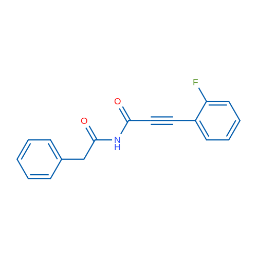 3-(2-Fluorophenyl)-N-(2-phenylacetyl)propiolamide 1g