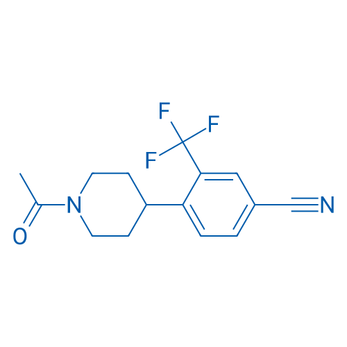4-(1-Acetylpiperidin-4-yl)-3-(trifluoromethyl)benzonitrile 1g
